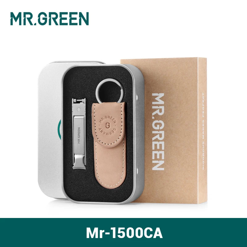 MR.GREEN Ultra-Thin Nail Clippers Collapsible Portable Travel Fingernail Nail Scissors Cutter Stainless Steel Manicure Tools