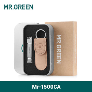 MR.GREEN Ultra-Thin Nail Clippers Collapsible Portable Travel Fingernail Nail Scissors Cutter Stainless Steel Manicure Tools
