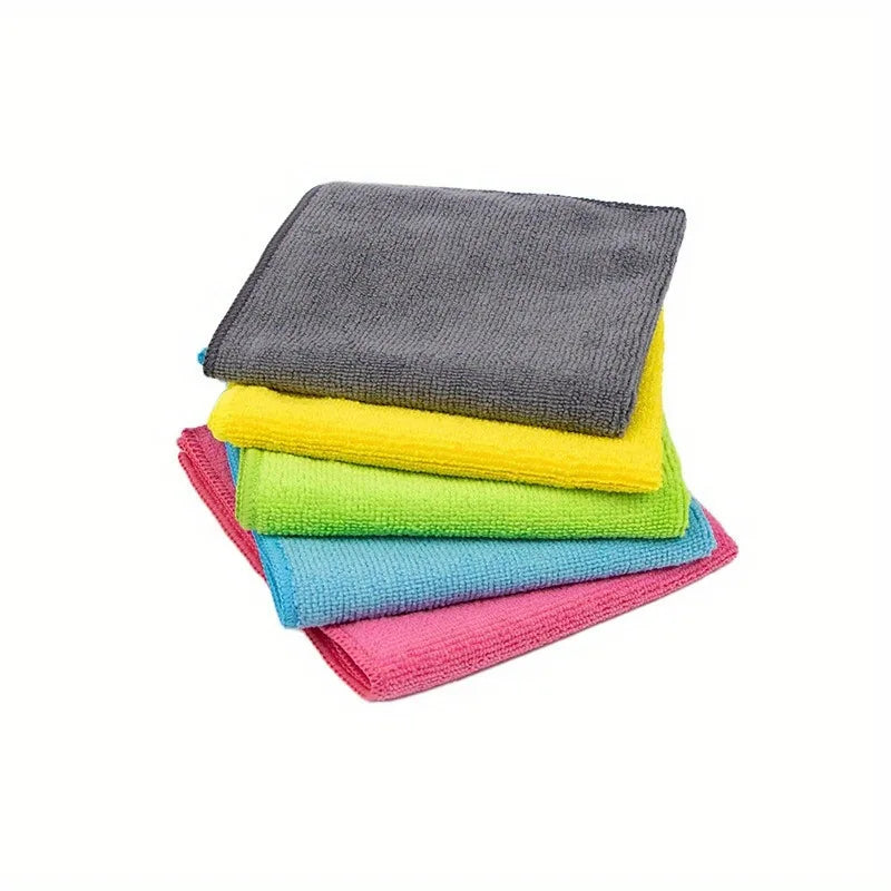 Microfiber Cleaning Cloth Set Household &amp; Kitchen Multi-Purpose Towel, Durable and Absorbent, Bathroom and Furniture, Easily
