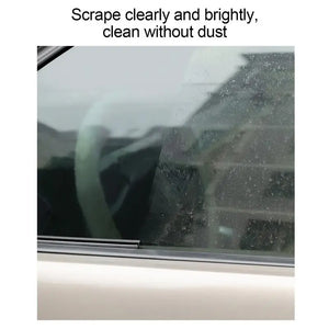 Car Side Window Wiper Driver Side Glass Cleaning Tool Rubber Truck Glass Cleaner Water Mist Removal Tool For Rainy And Foggy Day