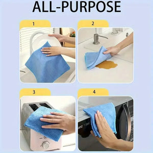 5/10/20 Microfiber Cleaning Cloth - Super absorbent and quick-drying，Kitchen、Bathroom、Car、Furniture without Traces - Durable and