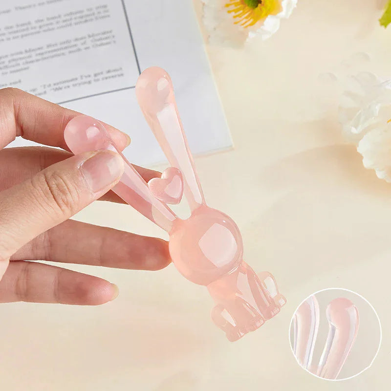 Facial Tools Massage Plate Rabbit Shape Face Lifting Guasha Scraping Massage Reduce Puffiness Nose Lifting Nose Guasha Care