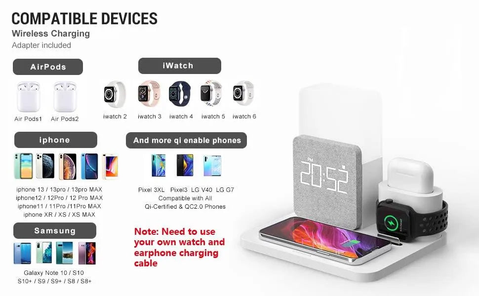 Hot Trend Vault wireless charging stand for iPhone with fast charging capability, sleek design, and convenient upright position