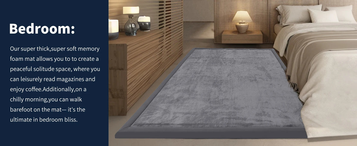 Solid Living Room Carpet Cream Style Non Slip Rugs for Bedroom Decoration Classic Minimalism Tatami Floor Yoga Mat