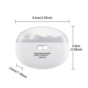 Rotatable Electric Nail Clipper For Baby Adult Automatic Nail Clippers With Light Nails Trimmer Cutter Manicure Polishing Tools