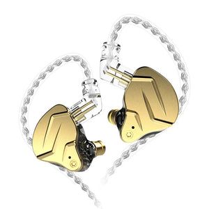 KZ ZSN Pro X Metal Wired Headset Hybrid Technology 1BA+1DD In Ear HiFi Monitor Earphone With Microphone Sport Game Headphones