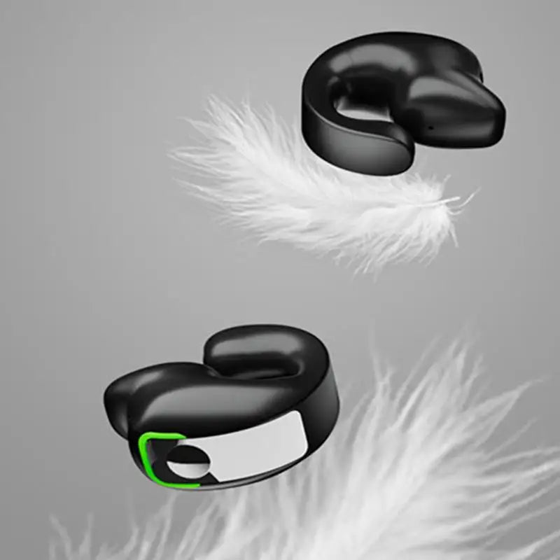 Ear Clip Headphones Waterproof Wireless Earbuds 6Hrs Playback HD Stereo Audio Over-Ear Earphones Built-in Mic For Sports