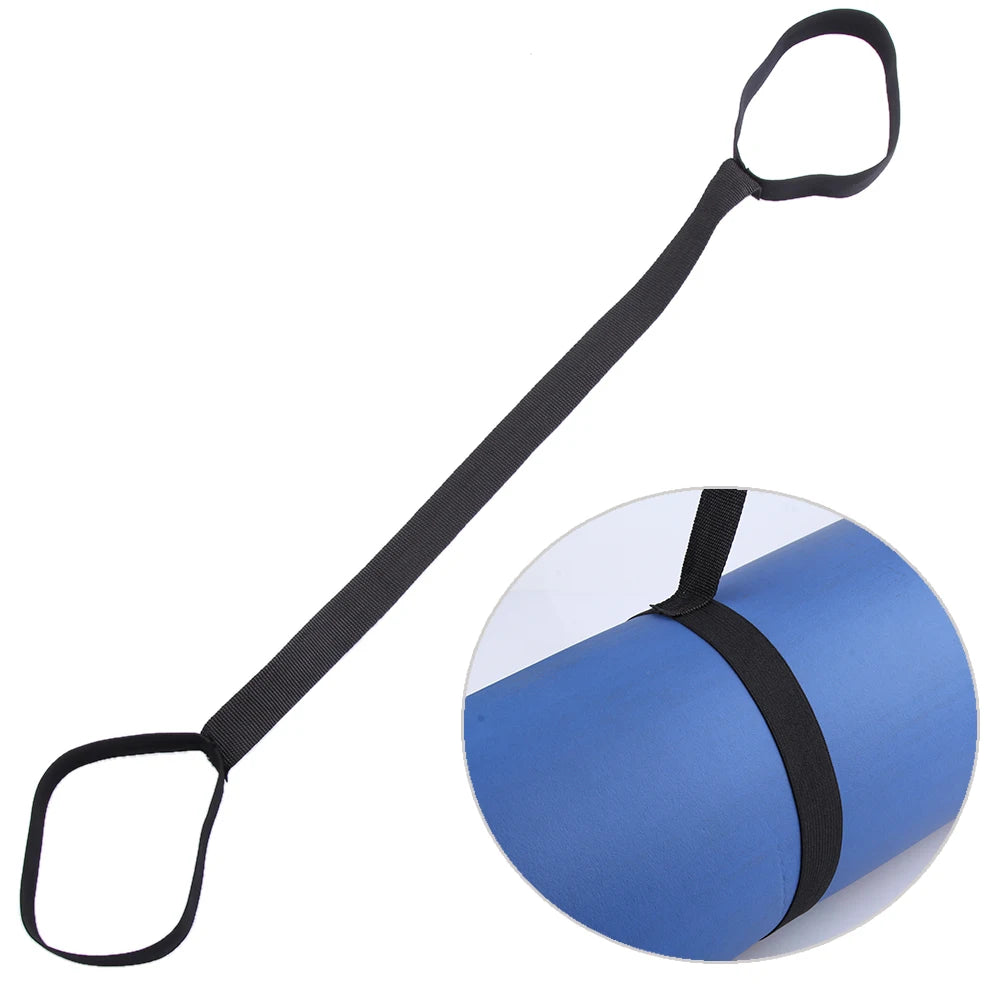 2Pcs Yoga Mat Carrier Lightweight Yoga Mat Sling Hands-Free Yoga Mat Holder Strap Yoga Mat Carrying Strap for Gym Exercise