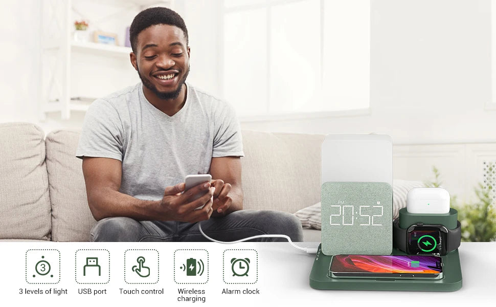 Hot Trend Vault COLSUR wireless charging stand for iPhone, fast charge, sleek design, with phone placed on the stand