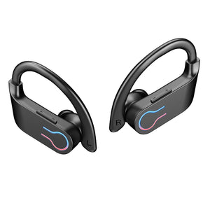 Bluetooth 5.3 Wireless Earbuds Sports Headphones with Earhooks Built-in Mic Earphones Waterproof Headphones Ear Buds for Sports