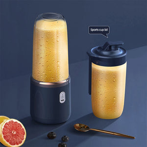 Hot Trend Vault Flaremore portable electric juicer cup with two 400ml travel cups, USB rechargeable, automatic pulp ejection for busy travelers.