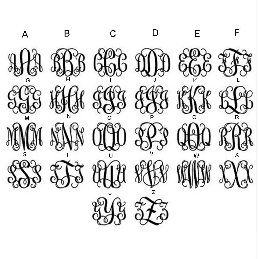 Customized Monogram Necklace For Women Personalized Stainless Steel Initials Letter Pendant Necklace Boho Jewelry Gift