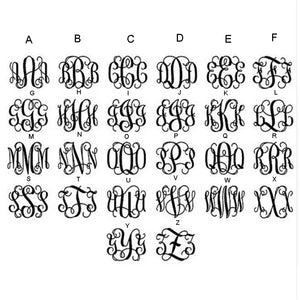 Customized Monogram Necklace For Women Personalized Stainless Steel Initials Letter Pendant Necklace Boho Jewelry Gift