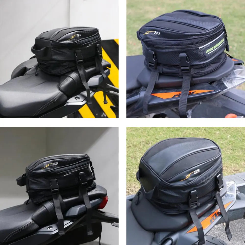 Motorcycles Accessories Tail Bag Rear Seat Bag Back Bags Waterproof Universal Tail Luggage Running Climbing Riding Sport Pack