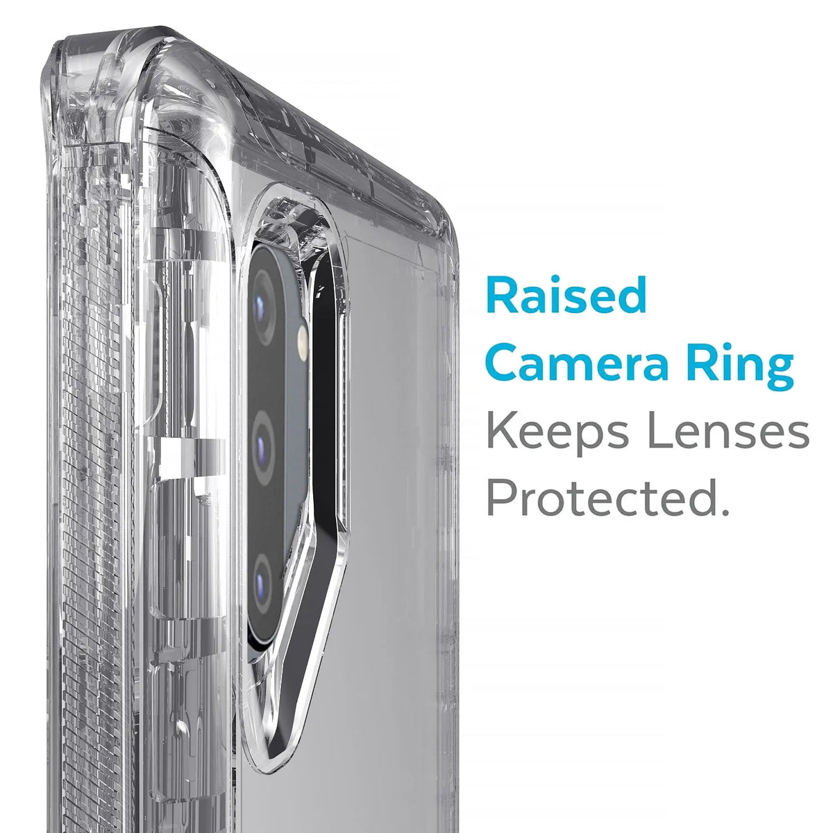 For Samsung Galaxy Note10/Plus Transparent Case Shockproof Cover And 2pcs Tempered Glass Screen Protector Case Friendly Clear