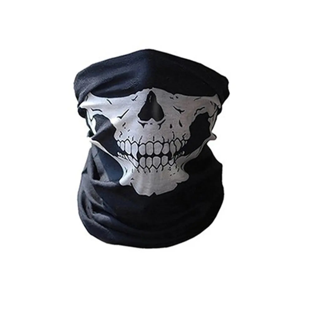 Hot Trend Vault breathable cycling face mask with skull wrap design, ideal for outdoor runners and outdoor activities.