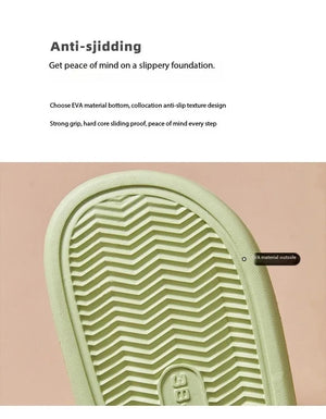 Soft Sole Massage Shower Shoes for Women Men Couples Waterproof Non-slip Home Leisure Fashion Bathroom Slippers