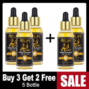 AILKE 24K Gold Collagen Whitening cream by Hot Trend Vault, featuring luxurious gold particles and collagen for skin brightening.