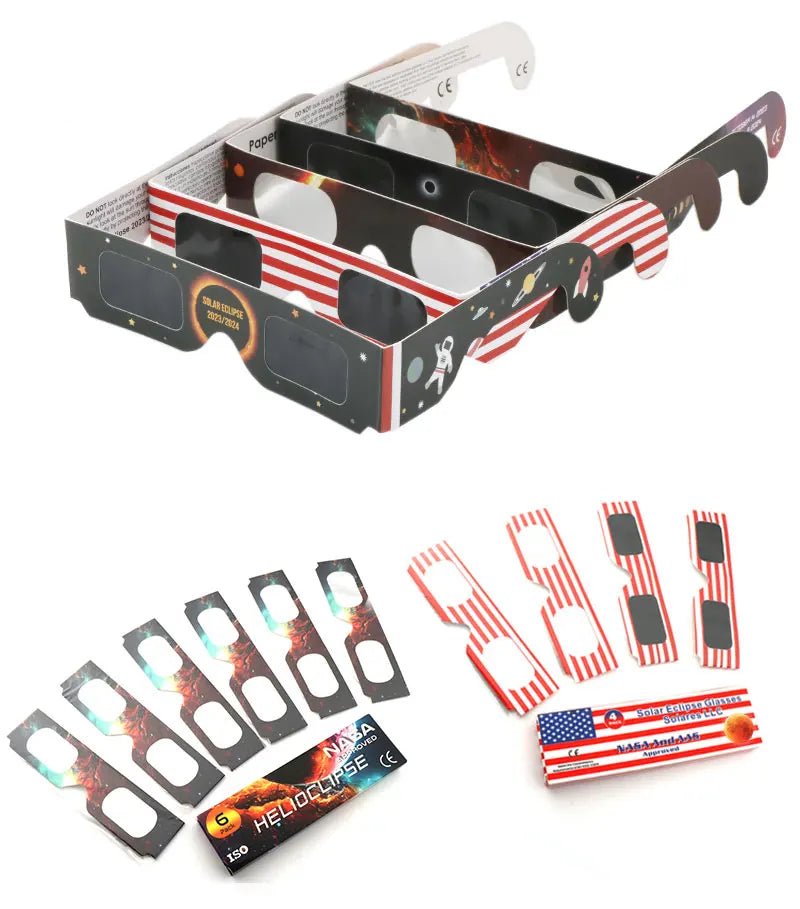 Solar Eclipse Glasses CE and ISO Certified Paper Glasses Are Safe To Look Directly At The Sun Andare Shipped Randomly