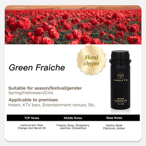 Namstecar fragrance oil by Hot Trend Vault, 100ml for home diffuser with four 5ml scent sample bottles, image showing the bottles.