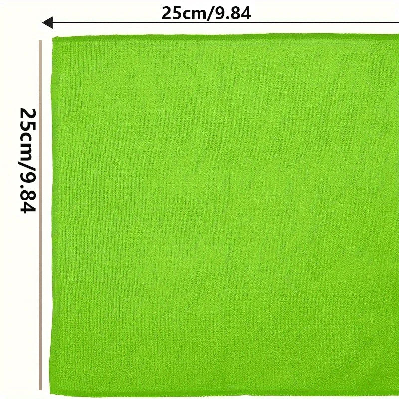 Microfiber Cleaning Cloth Set Household &amp; Kitchen Multi-Purpose Towel, Durable and Absorbent, Bathroom and Furniture, Easily