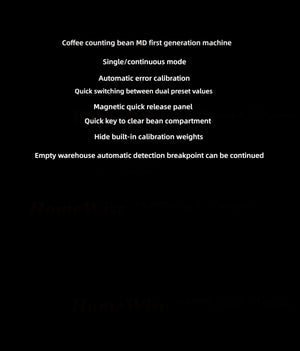 HomeWIse HW-01 Coffee Bean Dispenser Automatic Coffee Bean Counter Coffee Tool for Single-Origin Coffee Beans Espresso Pour Over