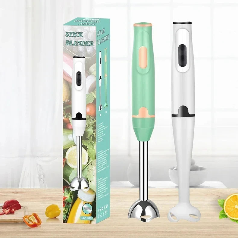 HOMEFISH Immersion Hand Stick Blender Electric Food Vegetable Grinder Handheld Stick Mixer for Smoothies Sauces