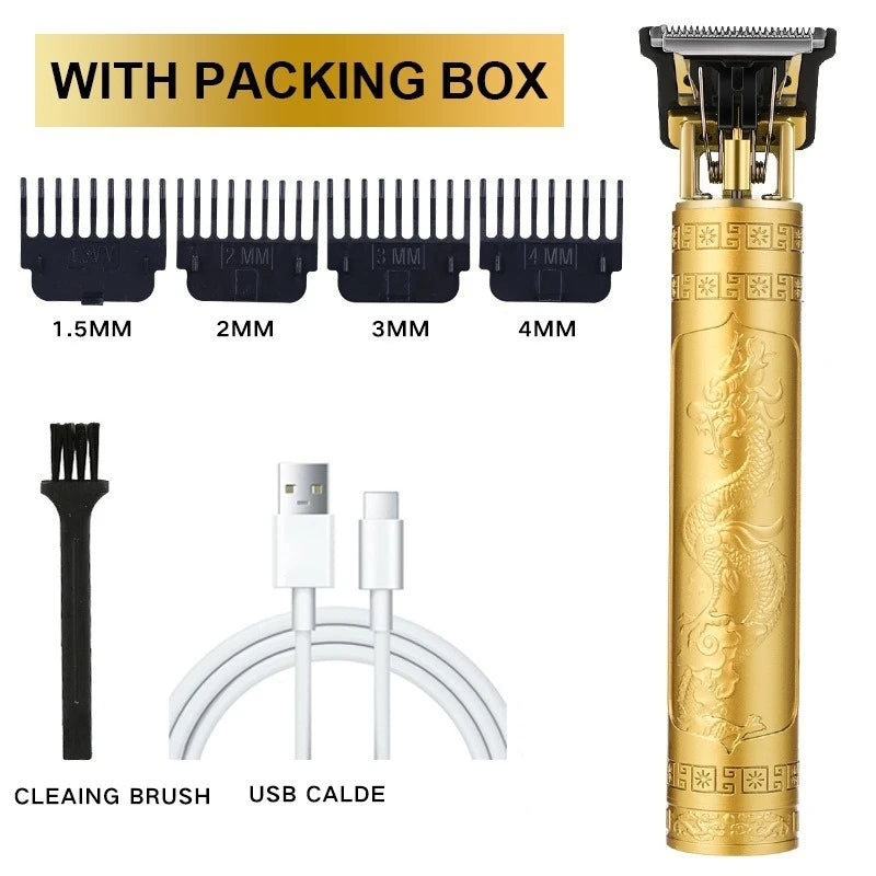Hot Trend Vault Hair Clipper Pro Vintage T9 Edition with stainless steel blades and fast charging for home or barber use
