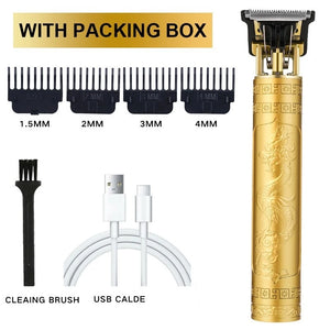 Hot Trend Vault Hair Clipper Pro Vintage T9 Edition with stainless steel blades and fast charging for home or barber use