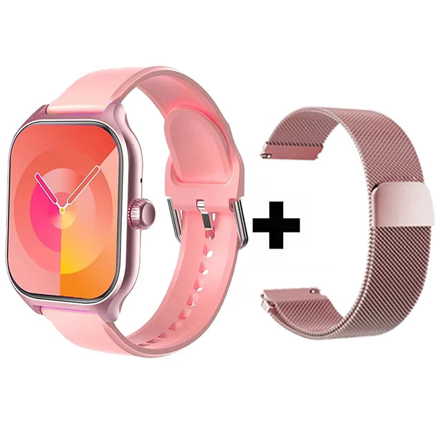 Hot Trend Vault smartwatch with 1.83-inch HD display, Bluetooth call alerts, music, and sports modes for Android and iOS devices.