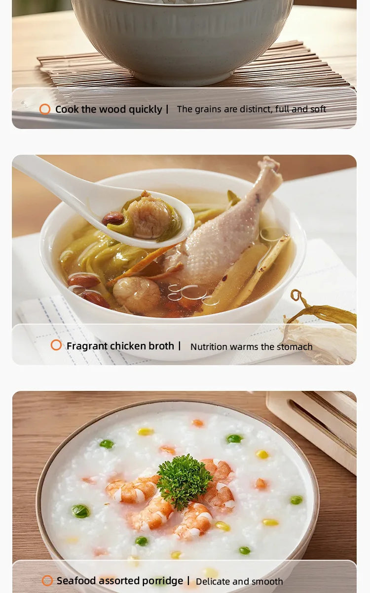 Smart Rice Cooker Compact 2-Liter Capacity Ideal for 1-2People 400W Mini Rice Cooker With Timer Function Perfect for Home or Car