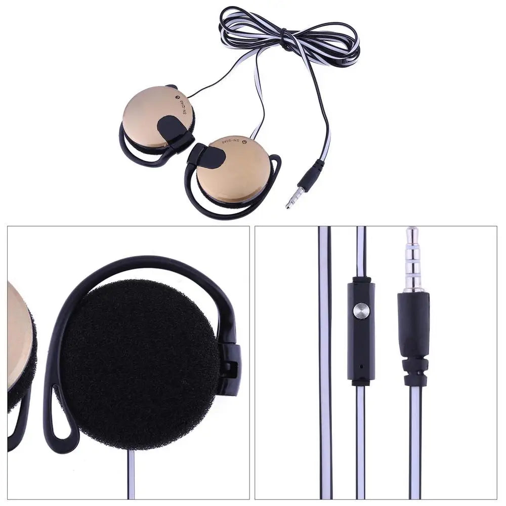Mobile Wired Headphones 3.5mm Sport Earbuds With Bass Phone Earphones Stereo Headset Mic Music Earphones For Huawei