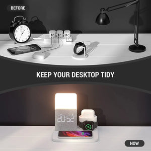 Hot Trend Vault wireless charging stand for iPhone, fast charge power, with a sleek design and user-friendly setup.