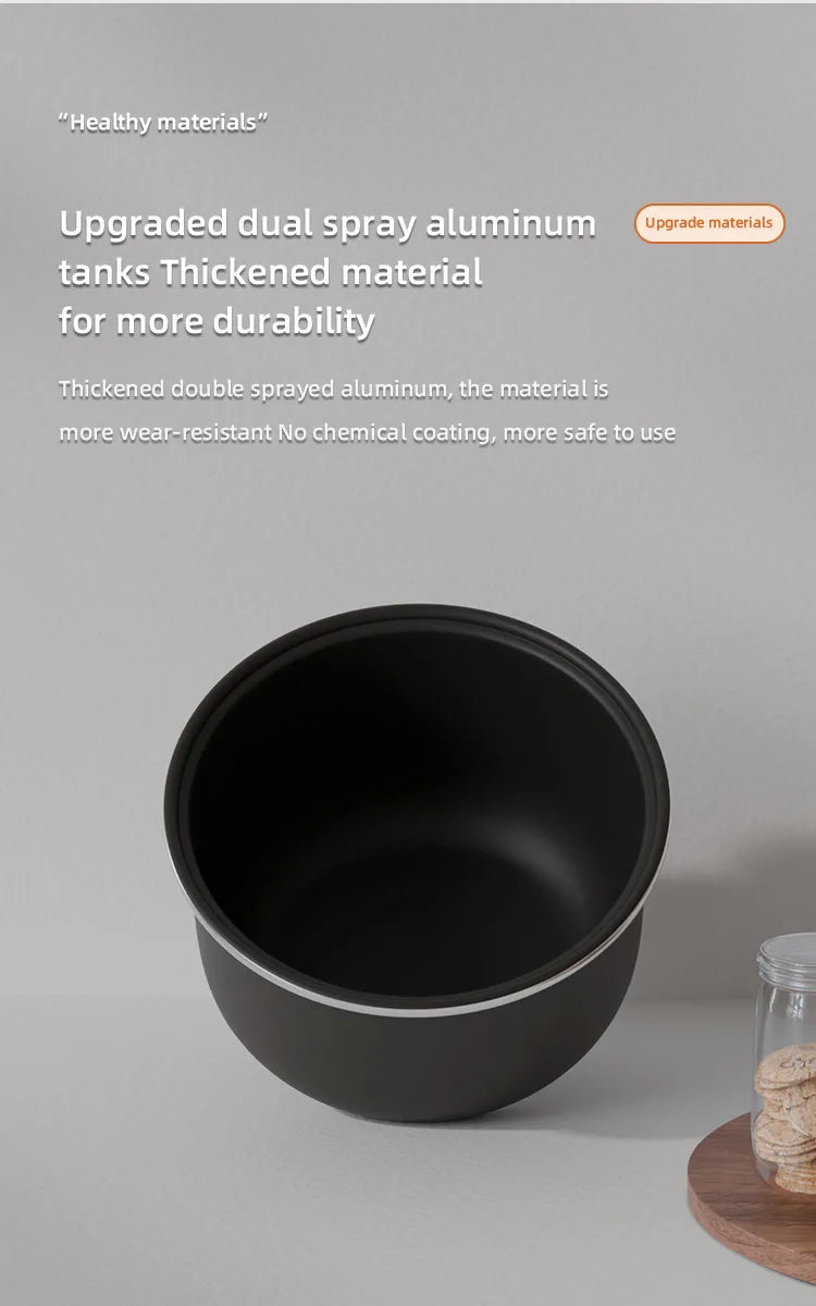 Smart Rice Cooker Compact 2-Liter Capacity Ideal for 1-2People 400W Mini Rice Cooker With Timer Function Perfect for Home or Car