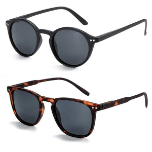 Vintage unisex polarized sunglasses with UV400 protection, perfect for driving, by Hot Trend Vault.