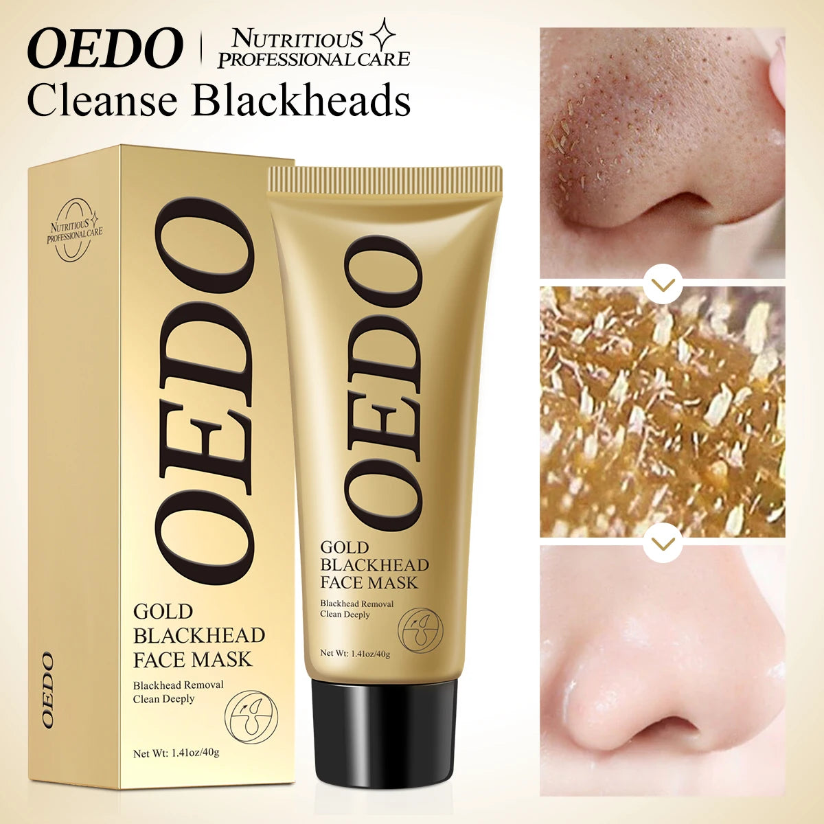 Hot Trend Vault OEDO Blackhead Removal Mask for pore tightening, whitening, moisturizing, and oil control on all skin types.