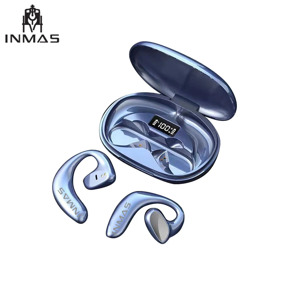 For Xiaomi 5.1 Air Conduction Bluetooth Headphones Noise Reduction Sports Waterproof Wireless Earphones Ear Hooks Headsets INMAS