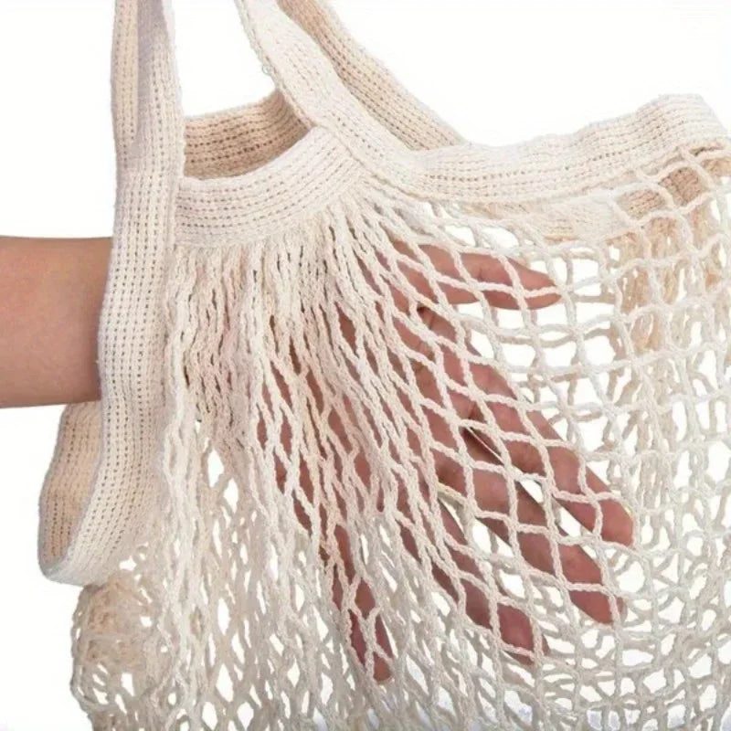 Hot Trend Vault reusable mesh grocery bags, washable eco-friendly shopping bags with breathable mesh design for eco-conscious shoppers