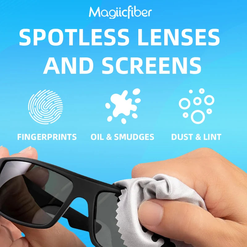 MagiicFiber Microfiber Cleaning Cloths, High Density Non-Streaking Wipes, Soft and Efficient Premium Cleaning Cloths