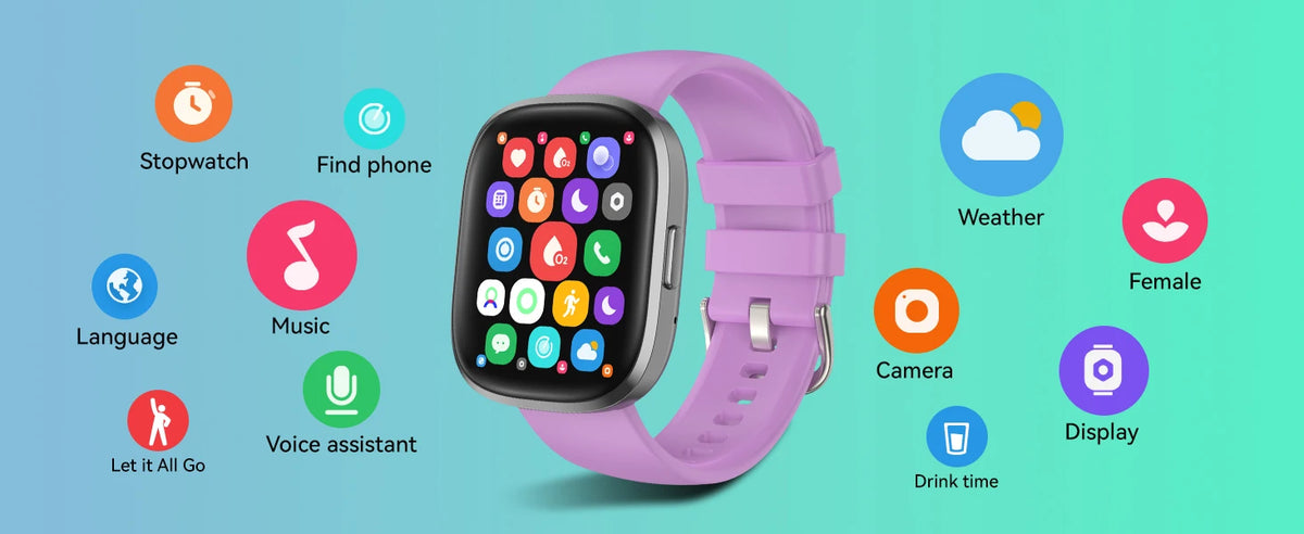 Smart Watch(Answer/Make Call), 1.83" HD Smart Watches for Men Women fitness Tracker Sleep Monitor