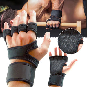 Weightlifting Training Gloves Fitness Sports Body Building Gym Hand Wrist Palm Protector Gloves MTB Cycling Gloves for Men Women