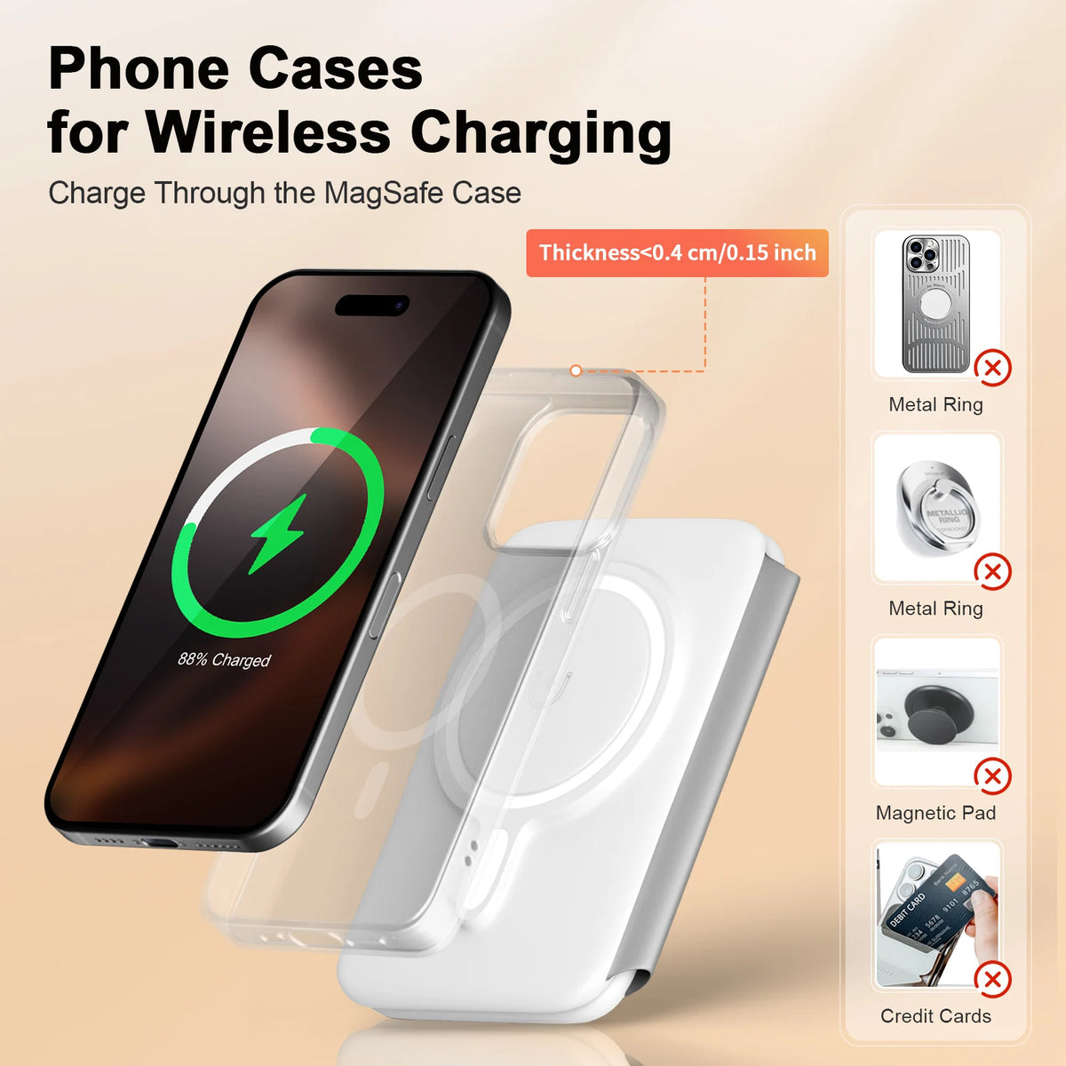 Hot Trend Vault 3-in-1 wireless charger station for Apple devices, fast charging multiple devices simultaneously on a sleek pad.