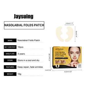 Nasolabial Folds Patch Fade Forehead Lines Anti Ag-ing Mask Face Lifting Firming Moisturizing Collagen Wrinkle Removal Stickers