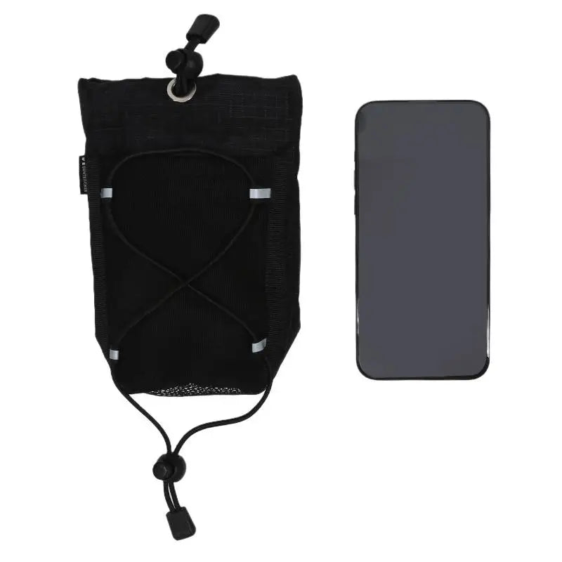 Running Backpack Strap Hanging Bag Outdoor Sports Phone Pouch Accessory Storage for Climbing Hiking Cycling