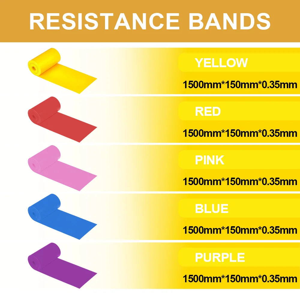 Hot Trend Vault resistance bands set for home fitness and rehab, elastic exercise bands for yoga, Pilates, and gym workouts.