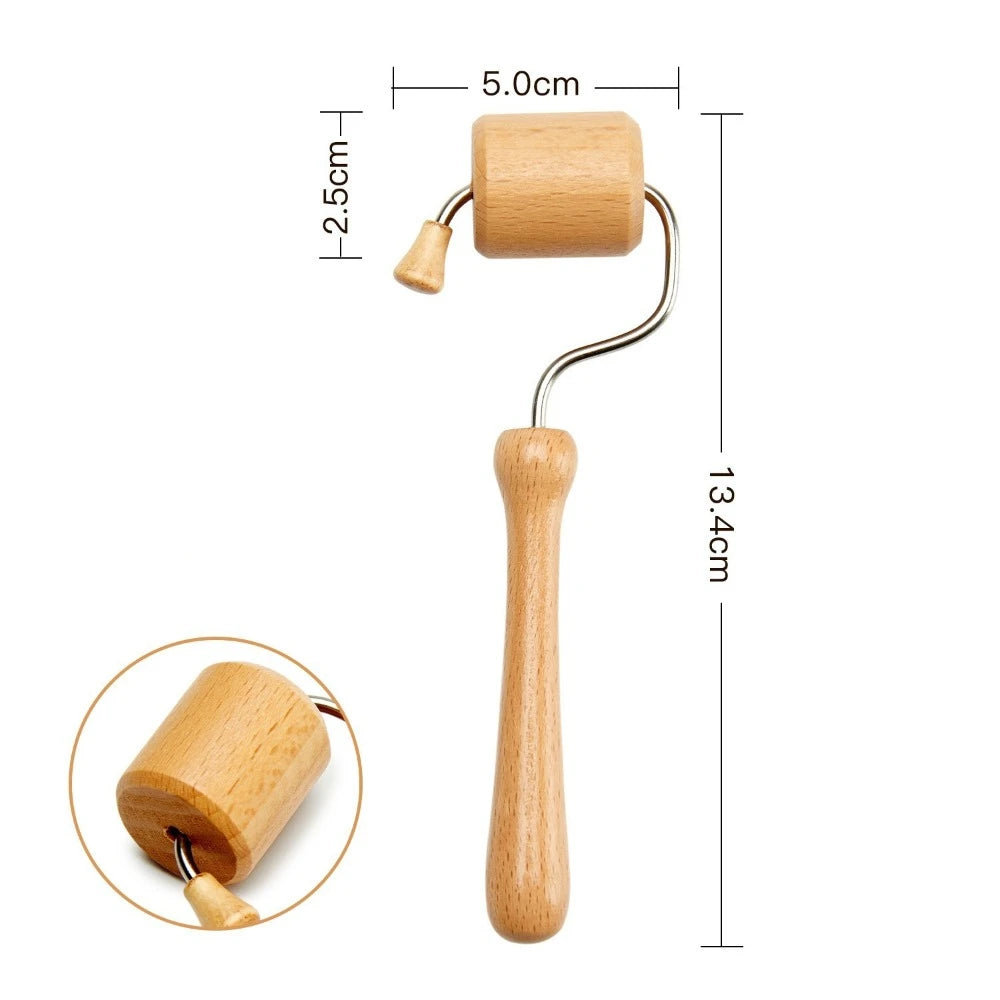 6/7/8Pcs/Set Wooden Facial Massage Tools Roller Scraping Board Face Massager Kit Durable Anti-Aging Facial Care Kit