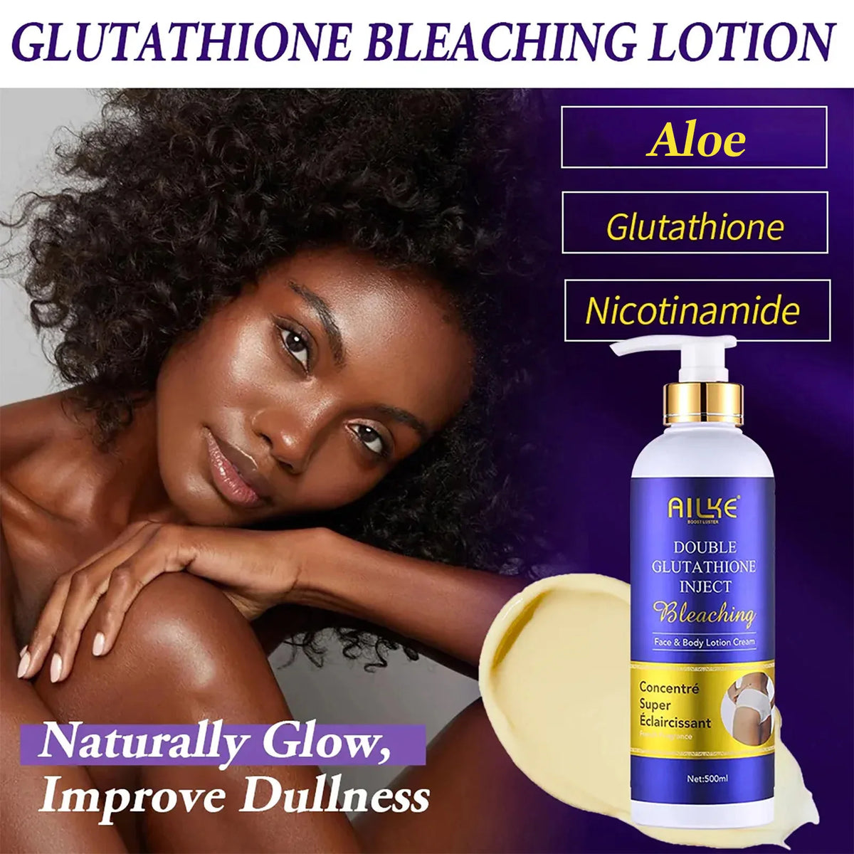 Hot Trend Vault AILKE whitening skin care set for all skin types, featuring products to reduce dark spots and brighten skin.