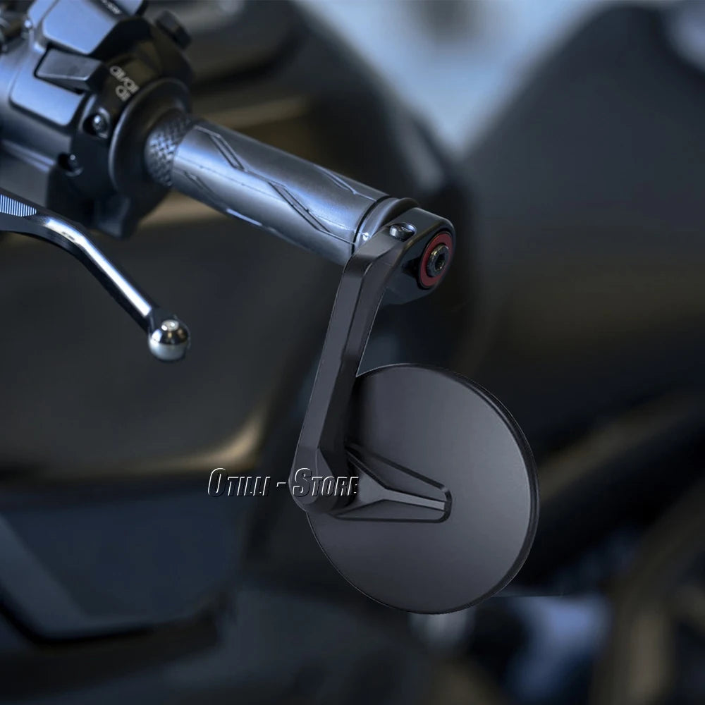 Motorcycle Accessories Blue lenses Sport Handle Bar End Mirrors Rearview Mirror New For Yamaha MT-09 MT 09 MT-09 SP 2024 2025