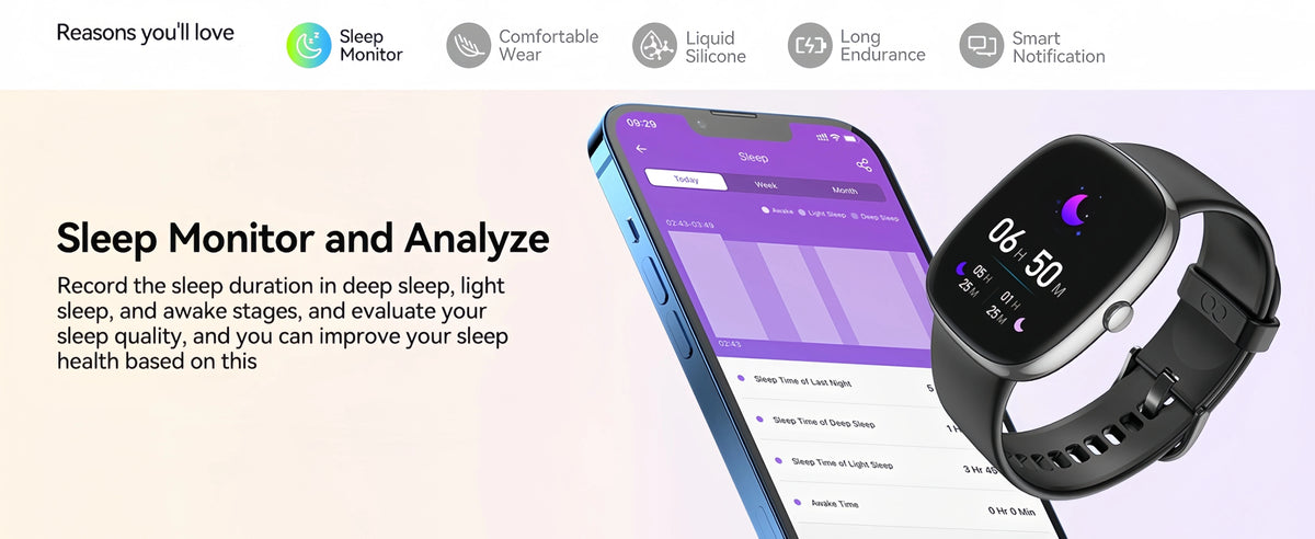 Smart Watches for Men Women Sleep Tracking,46mm,1.3oz,Step Calorie Counter Fitness Watch Activity Trackers Pedometer for iPhone