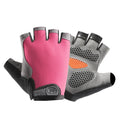Guantes de ciclismo sin dedos transpirables y antideslizantes para hombres y mujeres